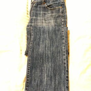 $249 Authentic 7 For ALL MANKIND Men’s Boot Cut Blue Jeans Sz.34 ( 35 X 32 )